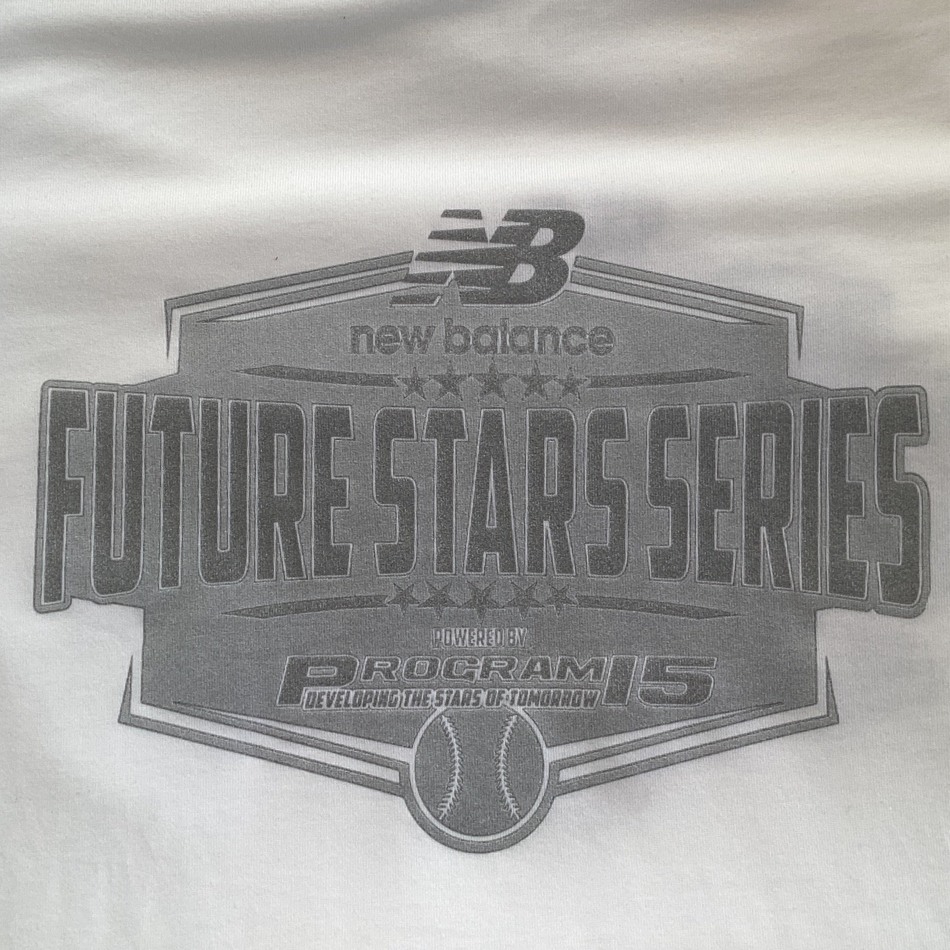 Shirt - NB Short Sleeve White Tech Tee w/Monochrome FSS Logo