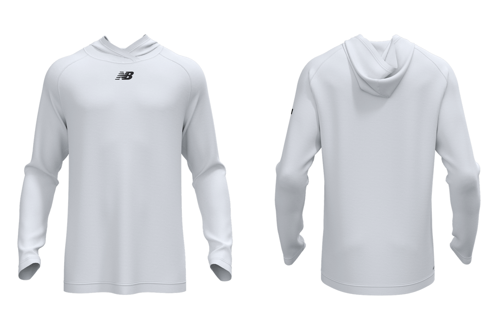 Sweatshirt - New Balance Long Sleeve, Lightweight Athletics Hoodie w/FS Logo on Left Sleeve