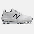 Shoes - NB Molded Cleat PL3000W5 - White and Black Molded Cleat