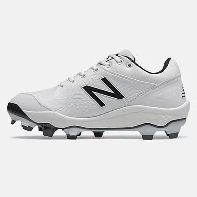 Shoes - NB Molded Cleat PL3000W5 - White and Black Molded Cleat