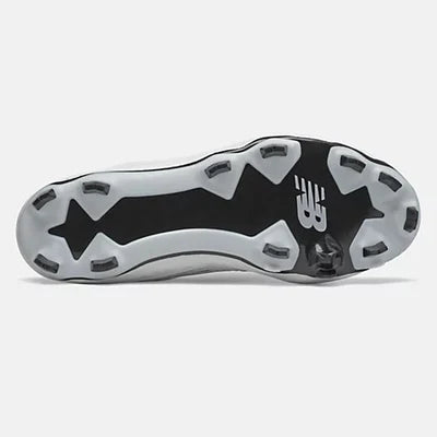 Shoes - NB Molded Cleat PL3000W5 - White and Black Molded Cleat