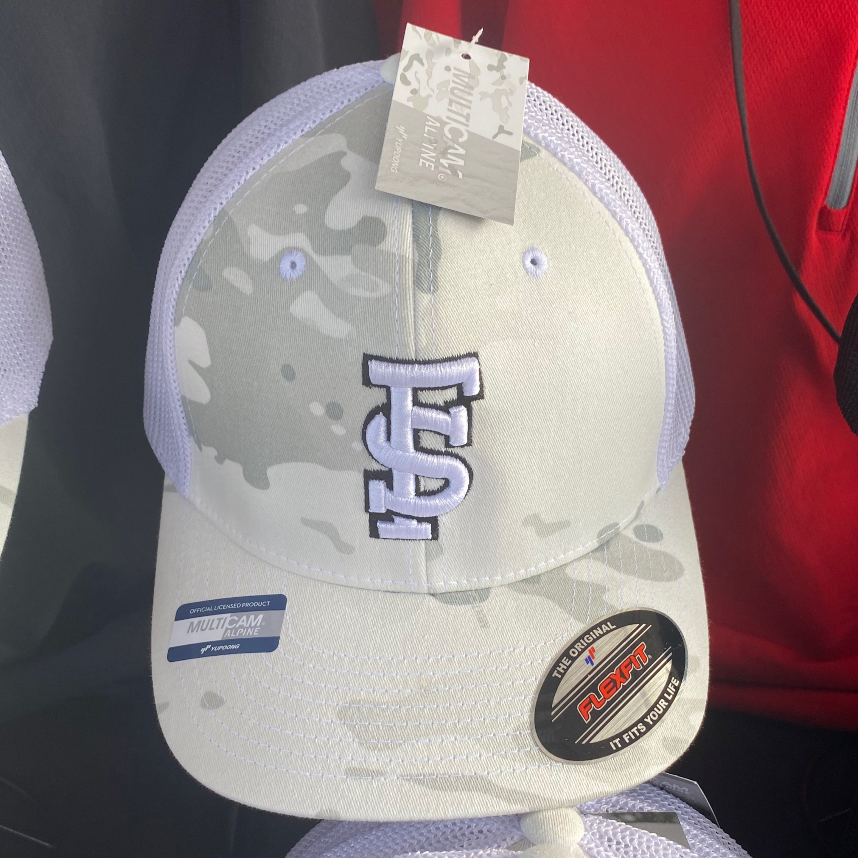 Hat - Camo Flexfit Hat w/FS Logo