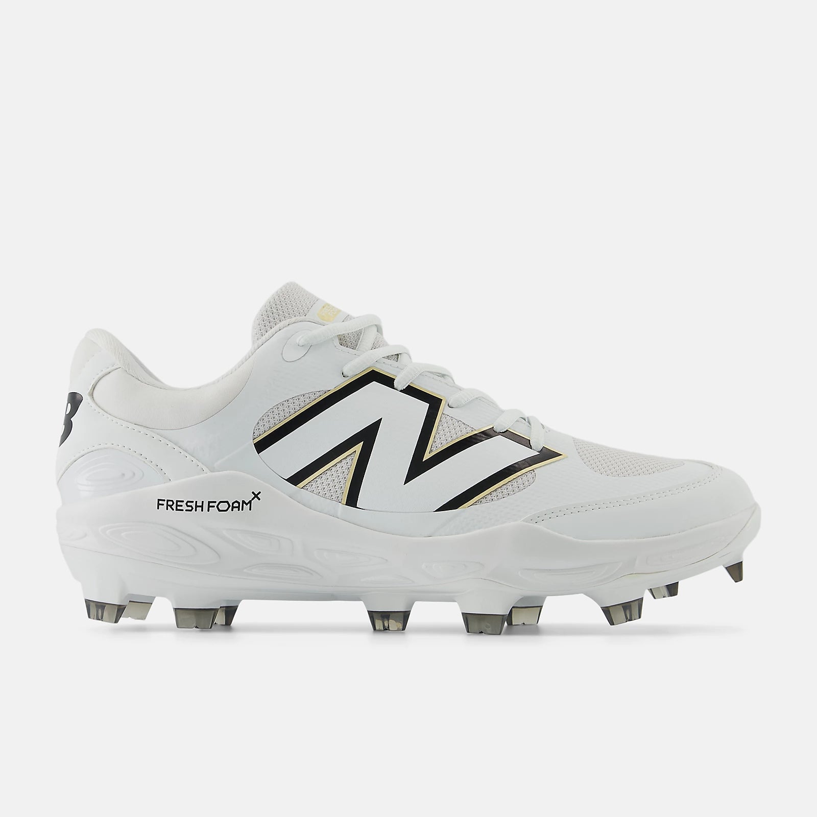 Shoes - NB Molded Cleat PL3000W7 - White Molded Cleat