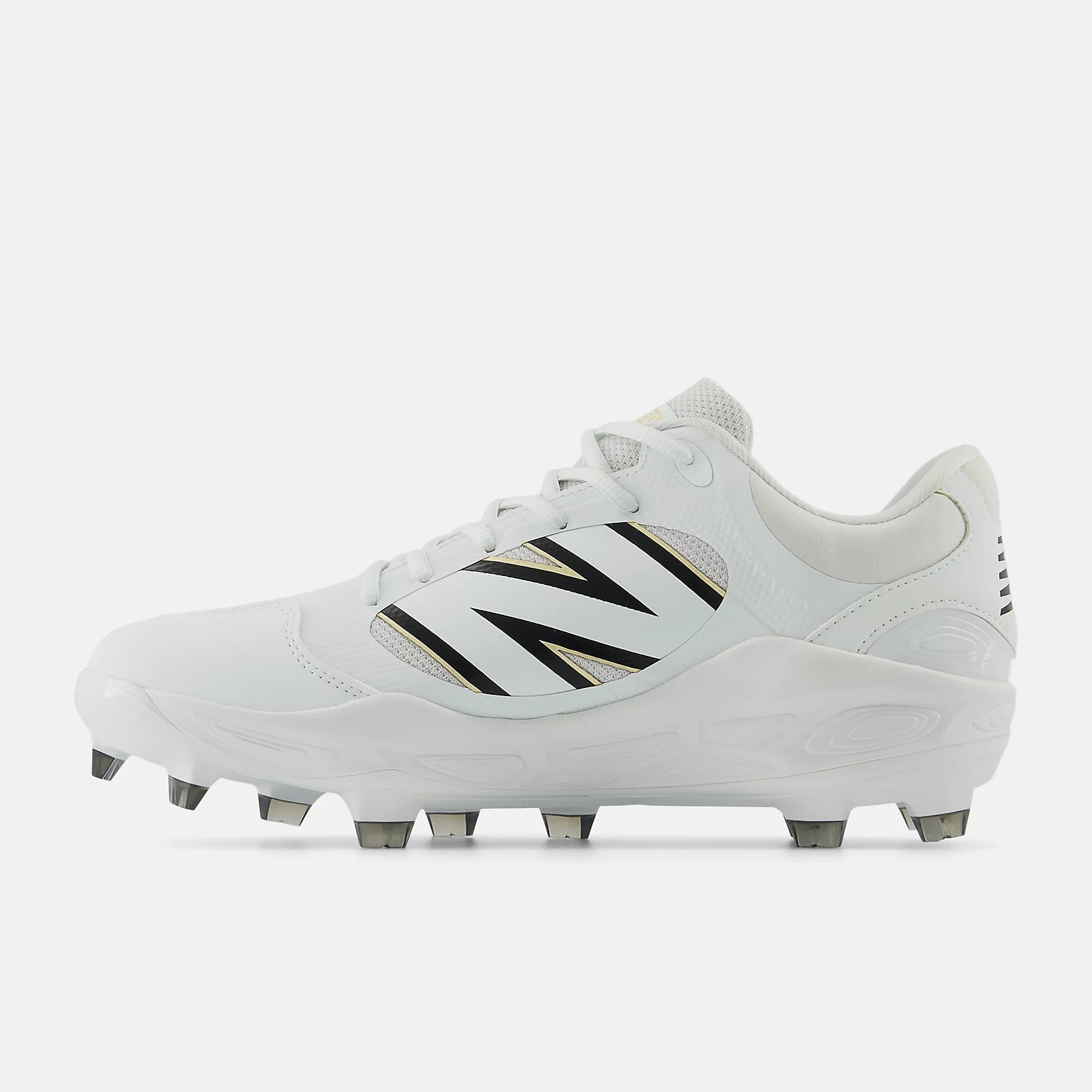 Shoes - NB Molded Cleat PL3000W7 - White Molded Cleat